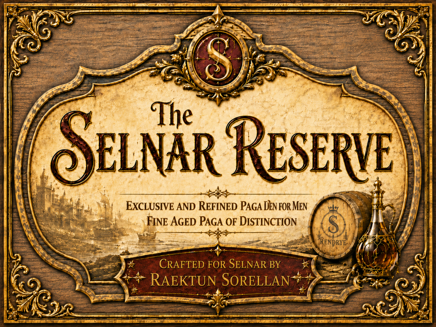 The Selnar Reserve storefront sign