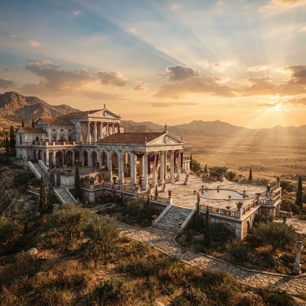 Sorellan Estate at digital sunset